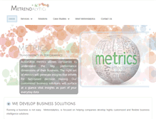 Tablet Screenshot of metrendalytics.com